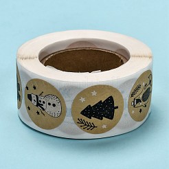 Étiquette de noël stickers&nbsp;DIY-E023-07K