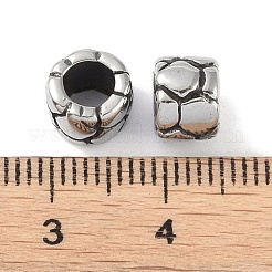 316 chirurgische Edelstahl-Europäische Perlen&nbsp;STAS-P362-04AS-01
