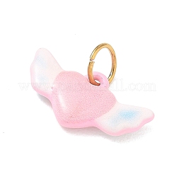 Pendentifs en acier inoxydable 304 émaillés&nbsp;SA-CBA08A6-03G
