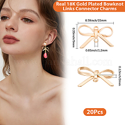 20 pz. ciondoli per connettori in ottone&nbsp;KK-BBC0028-61