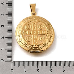 Medaillonanhänger aus 316 Edelstahl&nbsp;STAS-C123-04A-G