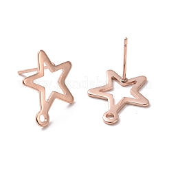 201 accesorios para pendientes de acero inoxidable&nbsp;STAS-K241-08RG