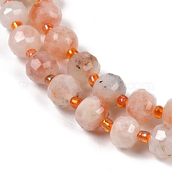Natürliche sunstone Perlen Stränge&nbsp;G-H057-A19-01