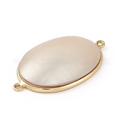 Breloques connecteur coquillage naturel&nbsp;SSHEL-G028-01B-G
