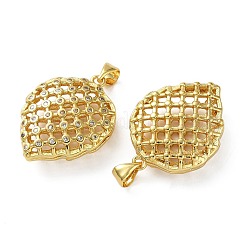 Pendentifs en laiton zircon cubique transparent&nbsp;KK-D221-19G-08