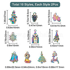 20pcs 10 pendentifs en alliage de style&nbsp;FIND-CN0001-41