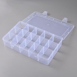 15 boîte de séparation réglable en plastique à grilles&nbsp;CON-WH0001-79
