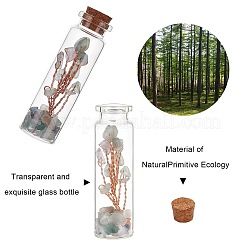 Glas Flasche wünschend&nbsp;DJEW-GF0001-05B