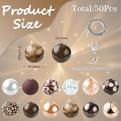 DIY-Set zur Herstellung von Armbändern und Halsketten in Bonbonfarben&nbsp;MACR-CJC0001-12P-04
