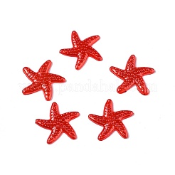 Cabochons aus Kunstharzperlen&nbsp;LS-RESI-WH0008-16E