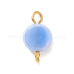 Galvanoplastie verre opaque connecteur breloques&nbsp;PALLOY-JF01537