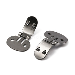Flache leere Schuhclips aus Eisen&nbsp;IFIN-WH0072-01A-B
