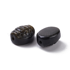 Natürliche goldene Glanz Obsidian Perlen&nbsp;G-B019-01B