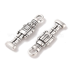 De style tibétain pendentifs alliage de soldats&nbsp;X-TIBEP-GC160-AS-RS