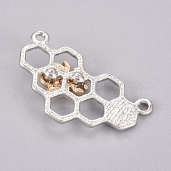 Aluminium Anhänger & Charms&nbsp;X-PALLOY-WH0068-27PG