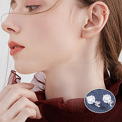 60 ensemble de 6 boucles d'oreilles à tige en résine transparente de style couronne&nbsp;EJEW-BG0001-02