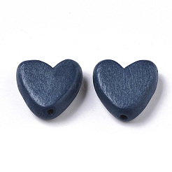 Perles de bois naturel peintes&nbsp;WOOD-R265-08A