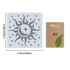 PET-Plastik-Zeichnungs-Malschablonen-Vorlagen&nbsp;DIY-WH0244-075