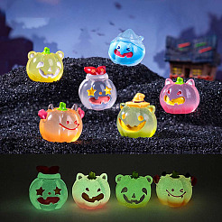 Decorazione espositiva di zucca trasparente luminosa di Halloween&nbsp;DJEW-N004-10