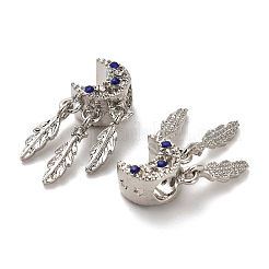 Legierung Rhinestone European Beads&nbsp;FIND-Q115-04P