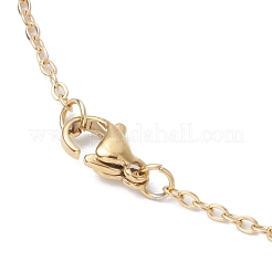 Colliers avec pendentif en forme de larme de verre&nbsp;NJEW-MZ00066-02