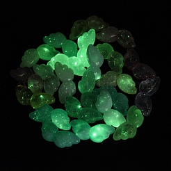 Leuchtende transparente Acrylperlen&nbsp;X-LACR-S001-08