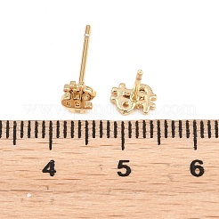 Aretes de latón&nbsp;EJEW-P346-01D-G