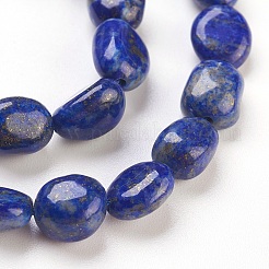 Natürlicher Lapislazuli Perlenstränge&nbsp;G-F575-01E