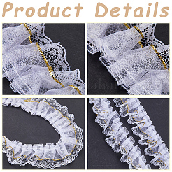 10 m de rubans de dentelle à pois en polyester&nbsp;OCOR-GF0003-35A