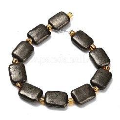 Stränge aus natürlichen Goldpyritperlen&nbsp;G-F833-L01-01