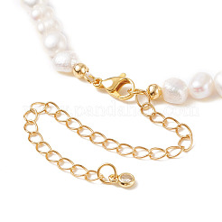 Collana di perle di perle naturali vintage per donna&nbsp;X-NJEW-JN03787-02
