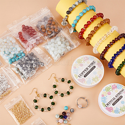 Kit de fabrication de bagues et bracelets à faire soi-même&nbsp;DIY-NB0009-34