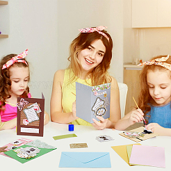 Bastelkits zum Thema Lehrertag zum Selbermachen mit Umschlägen und Karten für Kinder&nbsp;AJEW-WH0473-15