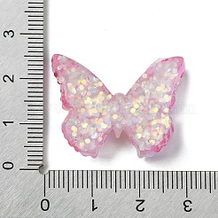 Cabochons décodés en résine peinte par pulvérisation&nbsp;LS-RESI-C045-07E