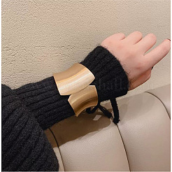 Bracelet manchette large torsadé en alliage&nbsp;BJEW-K223-01MLG