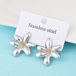 Boucles d'oreilles à tige en acier inoxydable 304&nbsp;EJEW-S265-08GP