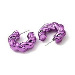 Acryl-Ohrstecker mit Drehring&nbsp;EJEW-P251-12