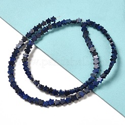 Natürlicher Lapislazuli Perlenstränge&nbsp;G-G085-B02-01