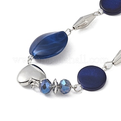 Collane rotonde di conchiglie&nbsp;NJEW-M221-01P
