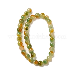 Naturales teñidos abalorios de jade blanco hebras&nbsp;G-M402-C04-11