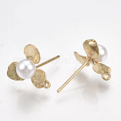 Accessoires de clous d'oreilles en laiton&nbsp;KK-S348-232
