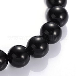 Tête de Bouddha pierres précieuses perles bracelets extensibles&nbsp;BJEW-JB01864-06