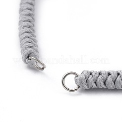 Verstellbare koreanische gewachste Polyesterschnüre Armbandherstellung&nbsp;AJEW-JB00511
