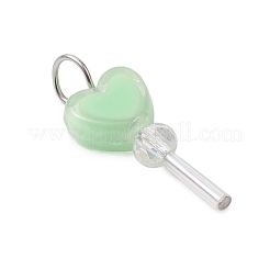 Anhänger aus Acryl und Glas&nbsp;PALLOY-JF03521-01