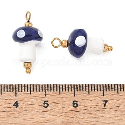 Pendentifs en porcelaine fait à la main&nbsp;STAS-Q119-28G-03