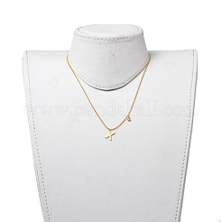 Colliers pendentif lettre a ~ z&nbsp;NJEW-JN02837