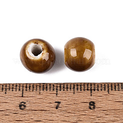 Perline di porcellana vintage fatte a mano&nbsp;PORC-Q006-13A-34