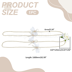 Corde lasso en polyester pour décorations de mariage&nbsp;AJEW-WH0709-002