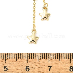 Verstellbare Messingkabelketten-Fingerringe&nbsp;RJEW-TA00237