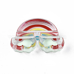 Perles en émail acrylique transparent&nbsp;LS-OACR-N130-026-01